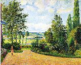 Camille Pissarro Jardin Mirbeau aux Damps painting